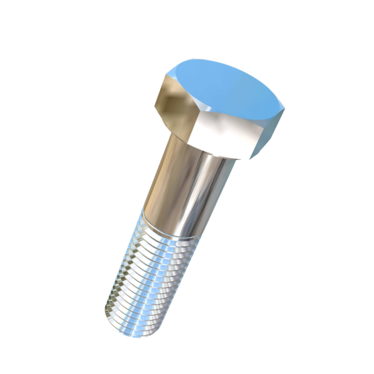 Titanium 1-8 X 4 UNC Allied Titanium Hex Head Bolt (No Dimple)